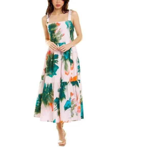 Tanya Taylor GIA Maxi Dress, 18 / Pink